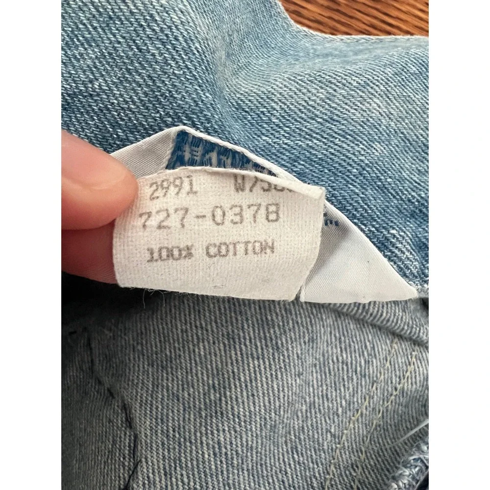 Vintage OshKosh B'gosh Kids Denim Jacket‎ Patches Canada Mickey Paris Size 6X